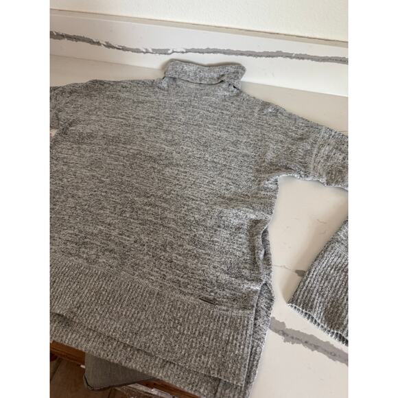 Abercrombie & Fitch Cozy AF Turtleneck Sweater Gray Women's Fitted Size XS - Picture 8 of 11